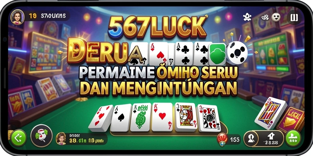 Tampilan gameplay menarik di 567LUCK dengan suasana Domino.