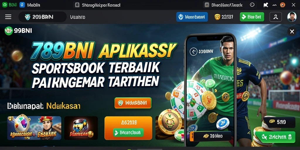 Tampilan utama 789BNI menampilkan opsi taruhan olahraga yang beragam.