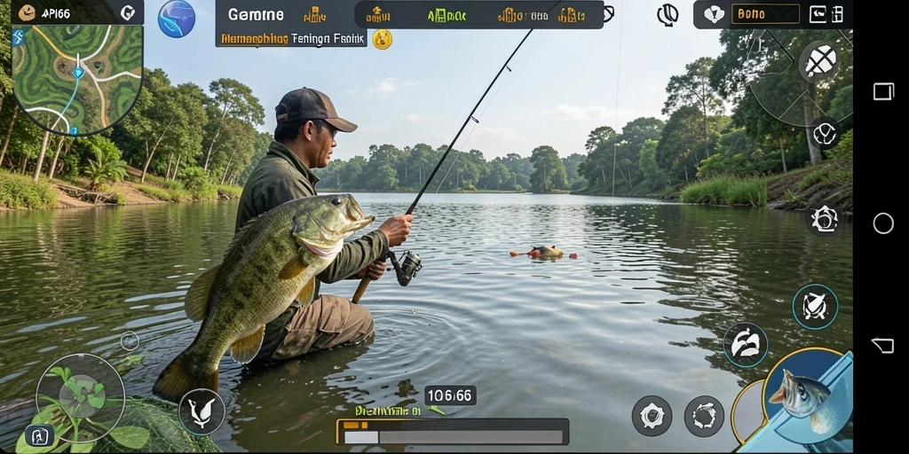 Gameplay Fishing yang menakjubkan dan mendalam.