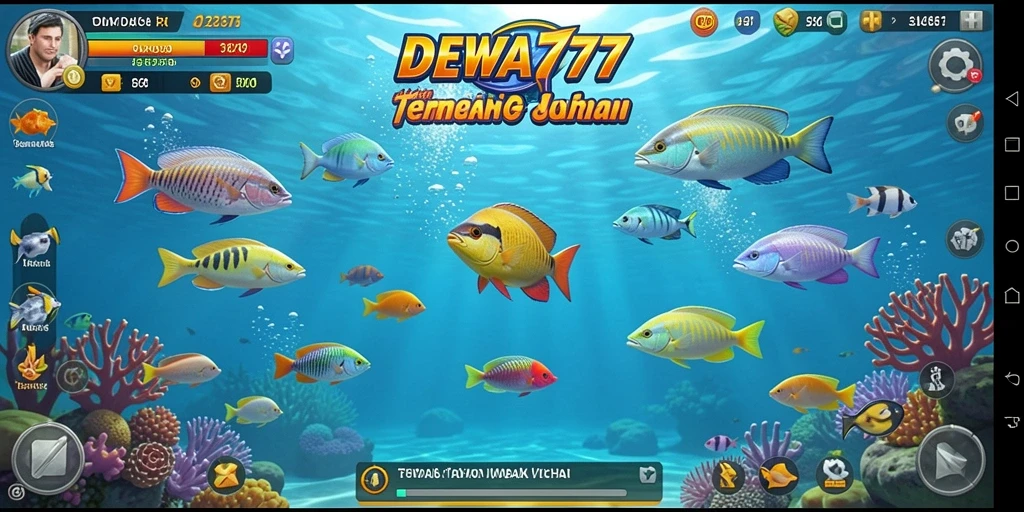 Screenshot gameplay DEWA777 yang menunjukkan keseruan Tembak Ikan.