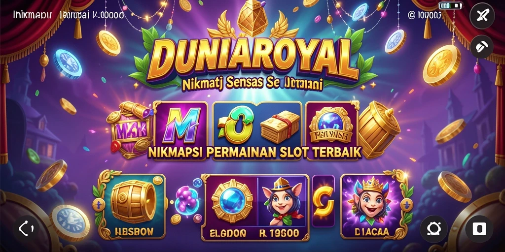 Tampilan gameplay DUNIAROYAL yang seru dan mengasyikkan