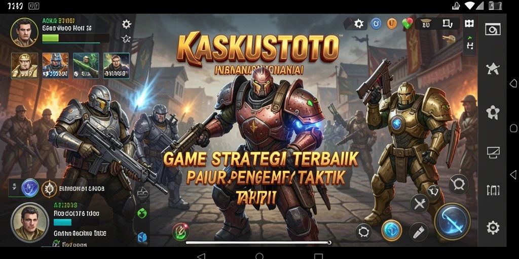 Tampilan gameplay KASKUSTOTO dengan aksi strategis yang mendebarkan.