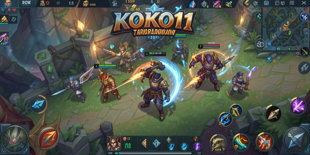 Gameplay seru KOKO11 dengan pertarungan tim yang mendebarkan.