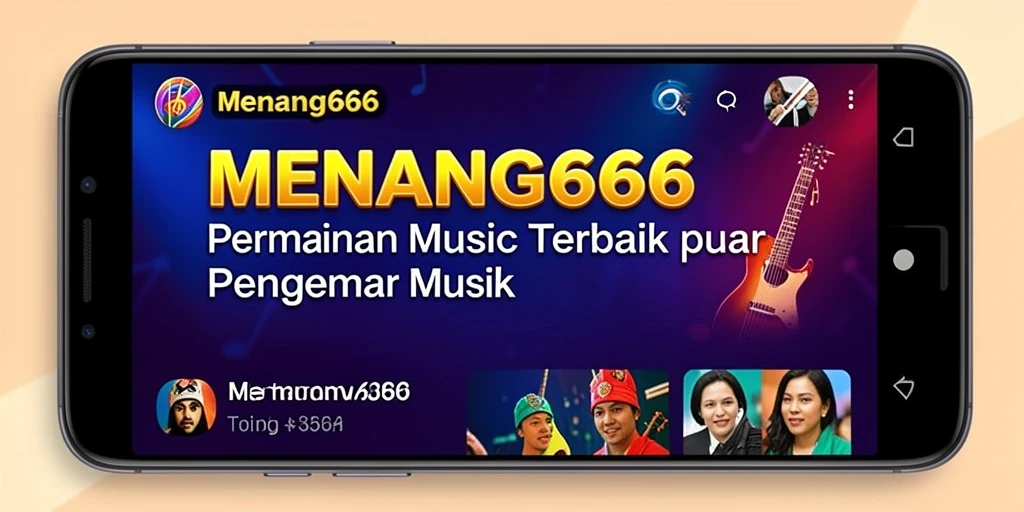 Tampilan gameplay seru di MENANG666 dengan lagu-lagu terkenal.