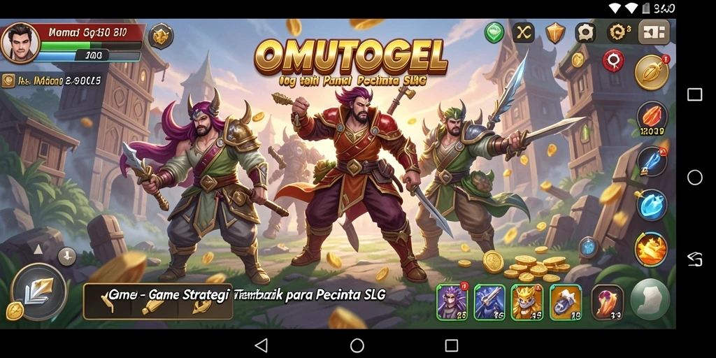 Tangkapan layar gameplay OMUTOGEL menunjukkan aksi strategi yang mendebarkan.