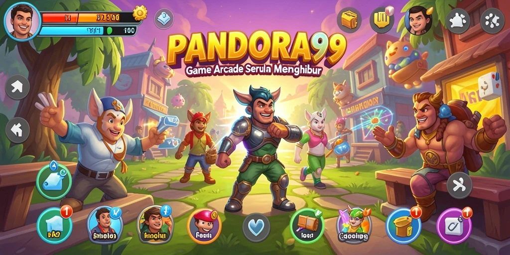 Screenshot PANDORA99 menampilkan keseruan gameplay Arcade yang menghibur.