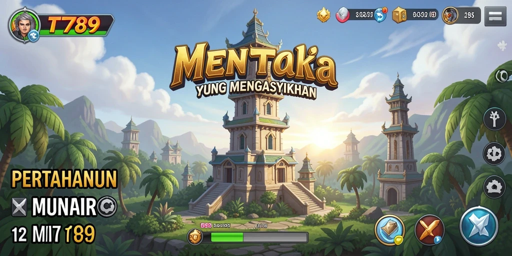 Screenshot dari gameplay mendebarkan Tower Defense di TT789.